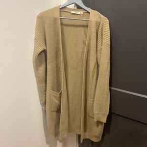 Taupe Sweater Cardigan